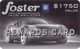 Automotive Gift cards