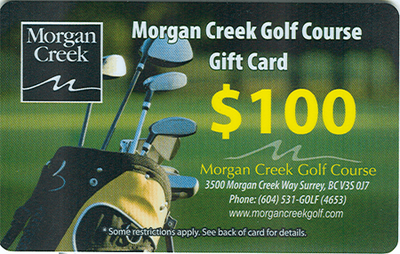 Golf Club Gift cards